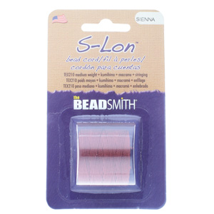 S-lon Bead Cord Tex 210 1/cd Sienna
