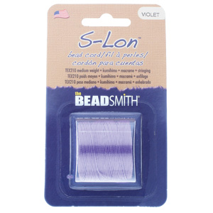 S-lon Bead Cord Tex 210 1/cd Violet