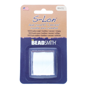 S-lon Bead Cord Tex 210 1/cd White