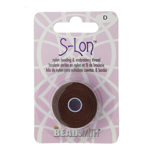 S-lon D Thread Brown 45 Meters/card