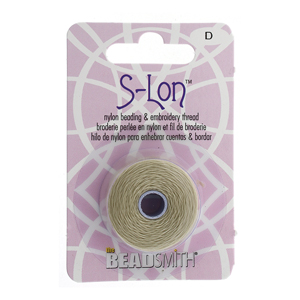 S-lon D Thread Dark Cream 45 Meters/card