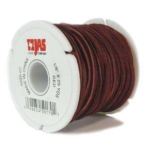 Suede Lace Red 1/8 X 25yds