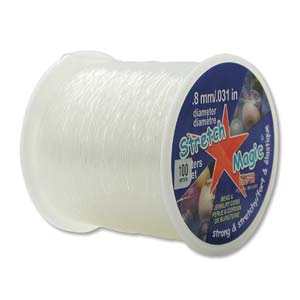 Stretch Magic Cord .8mm Clr 100m Spl