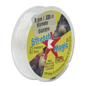 Stretch Magic Cord .8mm Clr 25m Spl