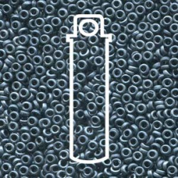 Spacer 2.2x1mm Matte Gunmetal -apx 7gm/tb - SPR2-2001-TB