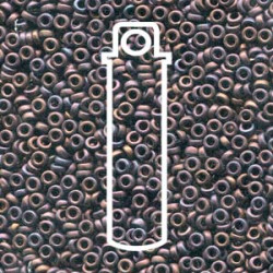 Spacer 2.2x1mm Metallic Dk Rasp Iris -apx 7gm/tb - SPR2-2005-TB