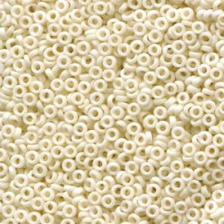 Spacer 2.2x1mm Matte Opaque Cream -100gm/bg - SPR2-2021