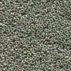 Spacer 2.2x1mm Metallic Khaki Iri -100gm/bg - SPR2-2035