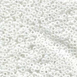 Spacer 2.2x1mm Matte White Ab -100gm/bg - SPR2-402FR