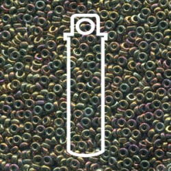 Spacer 2.2x1mm Gold Violet Metallic -apx 7gm/tb - SPR2-462-TB