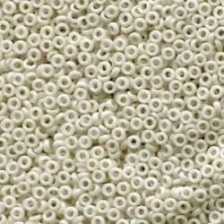 Spacer 2.2x1mm Opaque Limestone Luster-100gm/bg - SPR2-600