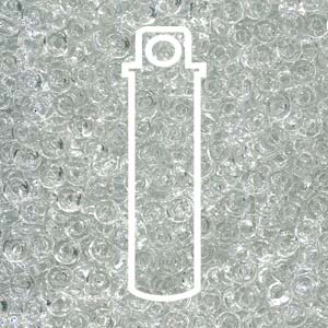 Spacer 3x1.3mm Crystal -apx 8gm/tb - SPR3-131-TB