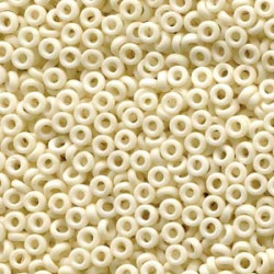 Spacer 3x1.3mm Matte Opaque Cream -100gm/bg - SPR3-2021 Spacer 3x1.3mm Matte Opaque Cream -100gm/bg - SPR3-2021