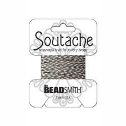 Rayon Soutache Smog Linen Strp-3yd/cd-3 Cards/bag