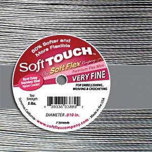 Soft Touch .010 Dia Satin Silver-10ft