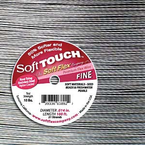 Soft Touch .014 Dia Satin Silver-100ft
