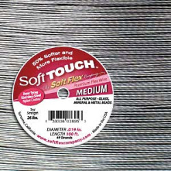 Soft Touch .019 Dia Satin Silver-100ft