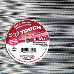 Soft Touch .024 Dia Satin Silver-100ft