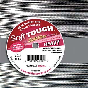 Soft Touch .024 Dia Satin Silver-10ft