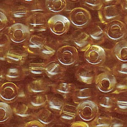 4mm Irrg Round 2 Tone Clear/ Lt Topaz-250 Gm - TB4-3901