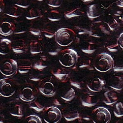 4mm Irrg Round 2 Tone Clear/ Amethyst 250 Grams - TB4-3903