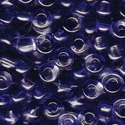 4mm Irrg Round 2 Tone Clear/ Cobalt-250 Gm - TB4-3904