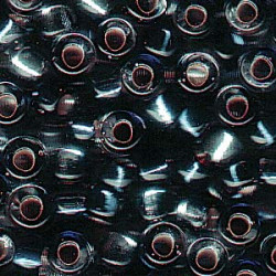 4mm Irrg Rnd 2 Tone S/l Clear/ Montana-250 Gm - TB4-3935