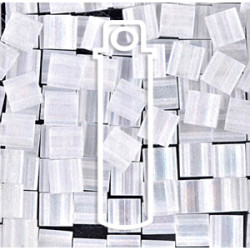 Tila Bead 5mm Matte Transp Crystal Ab-apprx 7.2gm - TL131FR-TB