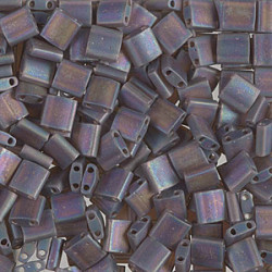 Tila Bead 5mm Matte Transp Root Beer Ab-50gm/bg - TL135FR