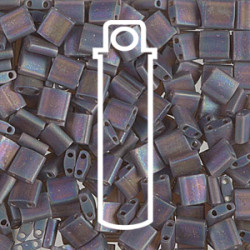 Tila Bead 5mm Matte Transp Root Beer Ab7.2gm/tb - TL135FR-TB