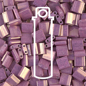 Tila Bead 5mm Opaque Dk. Orchis Luster-apprx 7.2 Gm/tb - TL1867-TB