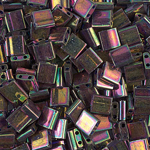 Tila Bead 5mm Bronze Met Iris Luster-50 Gm/bg - TL1893