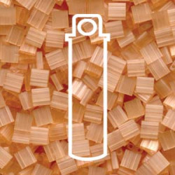 Tila Bead 5mm Silk Pale Light Coral 7.2gm Tube - TL2555-TB