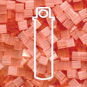 Tila Bead 5mm Silk Pale Coral 7.2gm Tube - TL2556-TB
