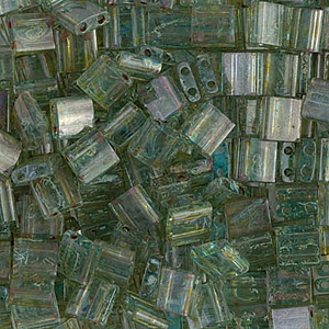 Tila Bead 5mm Picasso Olivine Trans-appx 7.2 Gm/tb - TL4506-TB