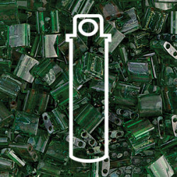 Tila Bead 5mm Picasso Tr Green Picasso-appx 7.2 Gm/tb - TL4507-TB
