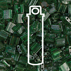 Tila Bead 5mm Picasso Tr Green Picasso-appx 7.2 Gm/tb - TL4507-TB