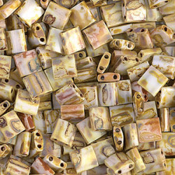 Tila Bead 5mm Picasso 50gm/bg Cnry Yellow Matte - TL4512