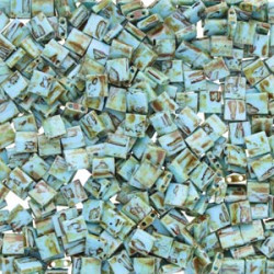 Tila Bead 5mm Picasso 50gm/bg Seafoam Grn Matte - TL4514