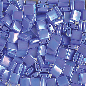 Tila Bead 5mm Opaque Periwinkle Ab-50gm/bg - TL483
