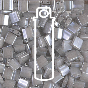 Tila Bead 5mm Silver Gray Ceylon7.2gm/tb - TL526-TB