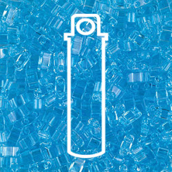 Tila 1/2 Cut 5mm Transp Light Blueaprx 7.8gm/tb - TLH148-TB