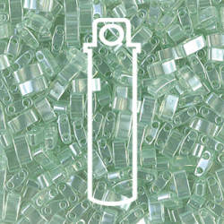 Tila 1/2 Cut Bead 5mm Sea Foam Luster7.8gm/tb - TLH370-TB