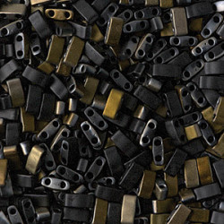 Tila 1/2 Cut Bead 5mm Valentinite Matte-50gm/bg - TLH4561