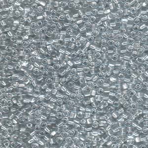 Miyuki 10/0 Triangle 250 Grams Platinum-lined Crystal - TR10-1105