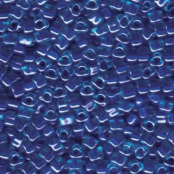 Miyuki 5/0 Triangle 250 Grams Color-lined Light W/dark Blue - TR5-1828