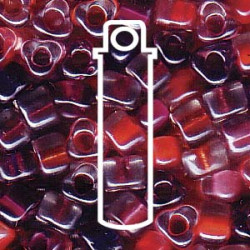 5/0 Triangle Mix Melon Berry- -apprx 22gm/tb - TR5-MIX10-TB