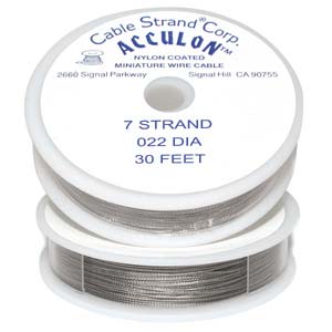 Tigertail Acculon Clear .022/7 Str 30 Ft Spl