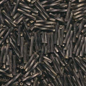 Tw Bgl 2x12mm Miyuki 250 Gram Gold Antiqued Matte Black - TW2012-1275