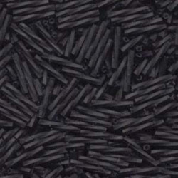 Tw Bgl 2x12mm Miyuki 250 Gram Matte Black - TW2012-401F